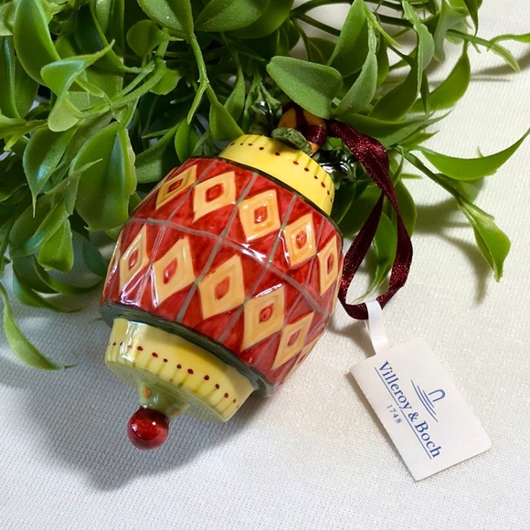 ๐ Villeroy & Boch Vintage Ceramic Holiday Ornament ๐ - Picture 2 of 4